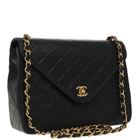 CHANEL Matelasse Chain Shoulder Bag Lamb