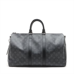 Louis Vuitton Monogram Eclipse Keepall Bandriere
