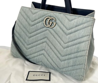GUCCI Japan Limited 2way Denim GG