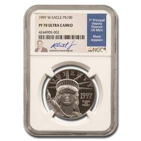 1997-W 1 oz American Platinum Eagle