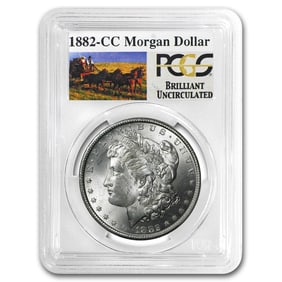 1882-CC Stage Coach Morgan Dollar BU