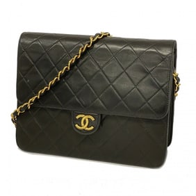 CHANEL Shoulder Bag Matelasse Chain Lambskin