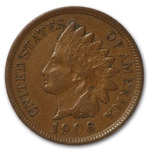 1906 Indian Head Cent XF: 1906 Indian Head Cent XF SKU no: RBJ3603 Year: 1906 Grade: Extra Fine Grade Service: None Denomination: $0.01 Mint Mark: P - Philadelphia (Not Shown) Metal Content: 0 troy oz Pur