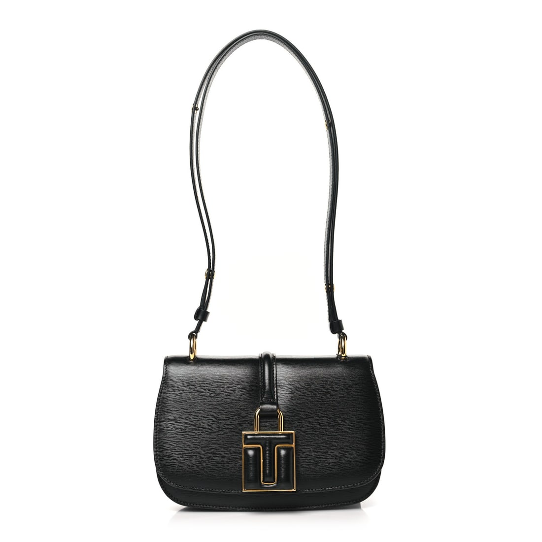 Tom Ford Palmellato Padlock Mini Shoulder: Tom Ford Palmellato Padlock Mini Shoulder Bag Black Brand: TOM FORD Condition: Excellent Condition Details: Interior: Scuffs, Hardware: Tarnished, protective plastic sticker(s) intact, faint scratch(e