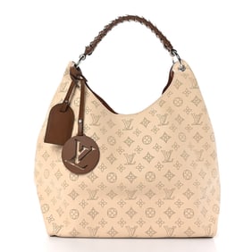 Louis Vuitton Mahina Carmel Hobo Creme