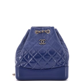 Chanel Gabrielle Backpack Quilted Goatskin and