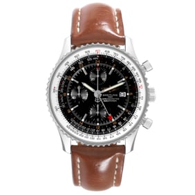 Breitling Navitimer World Black Dial Steel