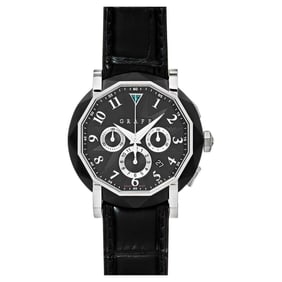 Graff Chronograph White Gold DLC-Coated Steel
