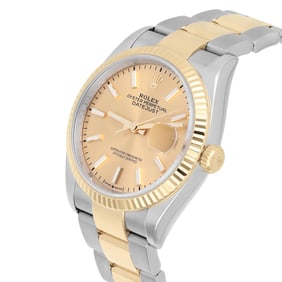 Rolex 126233 Datejust 36mm Two-Tone Yellow