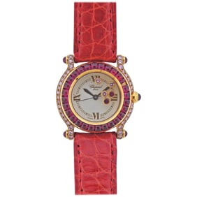 Chopard Happy Sport Pink Diamond Ruby