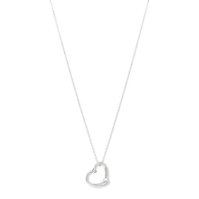 Tiffany Sterling Silver Diamond 22mm Elsa