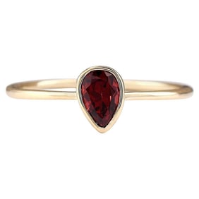0.50 CTW Garnet 14K Yellow Gold Ring