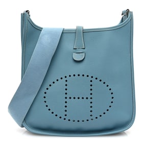 Hermes Epsom Evelyne PM Blue Jean