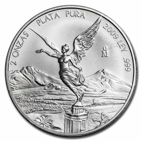 2009 Mexico 2 oz Silver Libertad