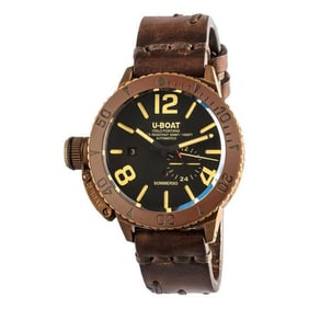 U-Boat Bronze Ceramic with Leather Strap