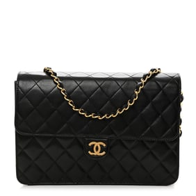 Chanel Lambskin Quilted Medium Single Flap