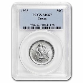 1935 Texas Centennial Half Dollar Commem
