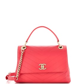 Chanel Chevron Chic Top Handle Bag