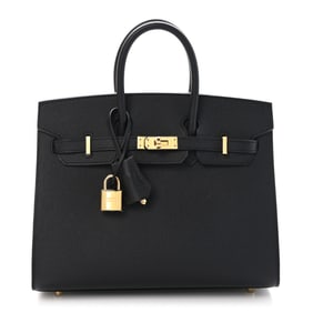 Hermes Epsom Birkin Sellier 25 Black