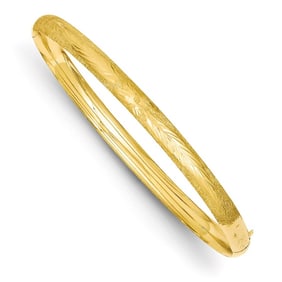 14k Gold 6 mm Oversize Florentine