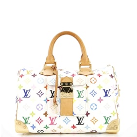 Louis Vuitton Speedy Handbag Monogram Multicolor