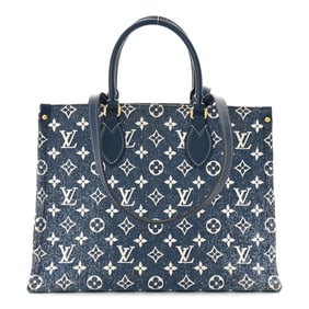Louis Vuitton Monogram Jacquard Denim Onthego