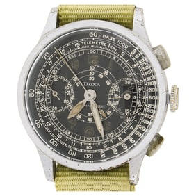 DOXA Manual Multi Scale Chronograph Steel