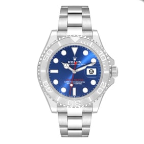 Rolex Yachtmaster Steel Platinum Blue Dial