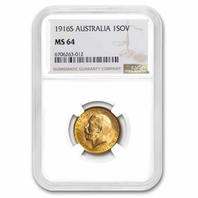1916-S Australia Gold Sovereign George V