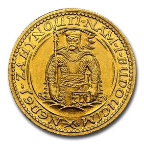 1926 Czechoslovakia Gold Dukat MS-64+ NGC