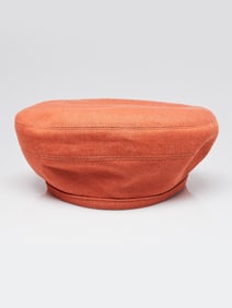 Hermes Orange Meranti Denim Saint Honore