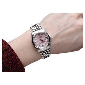 Rolex Datejust SS Pink MOP Diamond