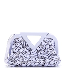 Bottega Veneta Point Shoulder Bag Shell