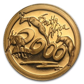 2000 South Africa 1/4 oz Gold