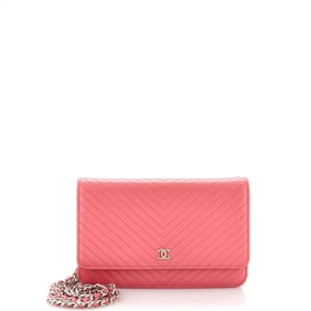 Chanel Wallet on Chain Chevron Iridescent