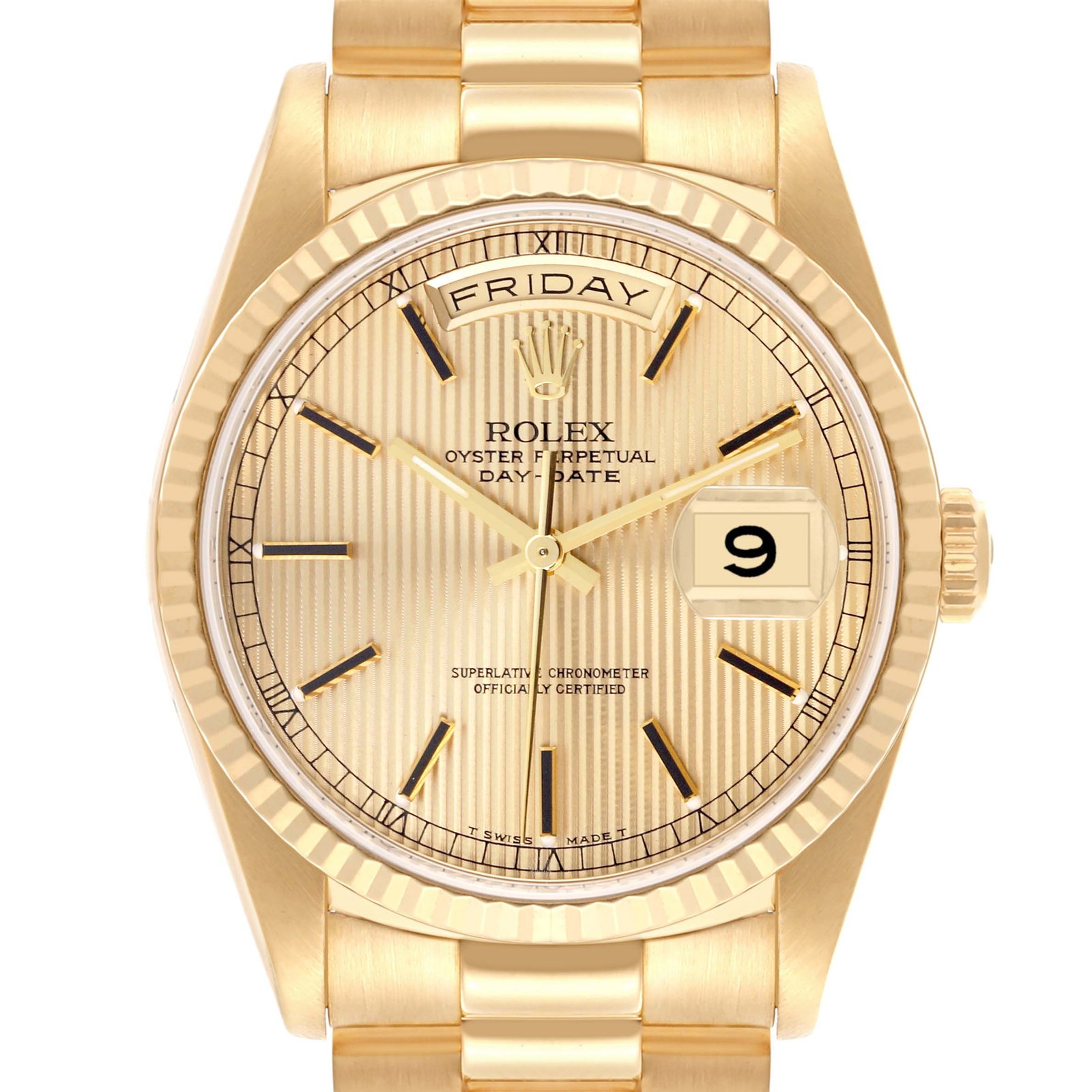Rolex Day-Date President Yellow Gold Tapestry: Rolex Day-Date President Yellow Gold Tapestry Dial Mens Watch 18238 SKU no: RBJ66923 Brand: Rolex Model Name: Rolex Day-Date President Yellow Gold Tapestry Dial Mens Watch 18238 Model Number: 18238 Ye