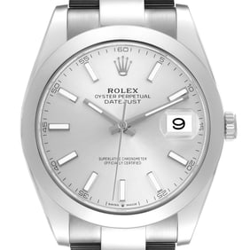 Rolex Datejust 41 Silver Dial Steel