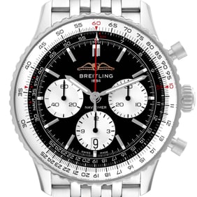 Breitling Navitimer B01 Black Dial Steel