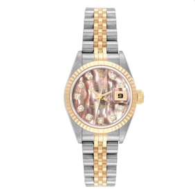 Rolex Datejust Steel Yellow Gold Mother