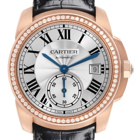 Cartier Calibre 38 Silver Dial Rose