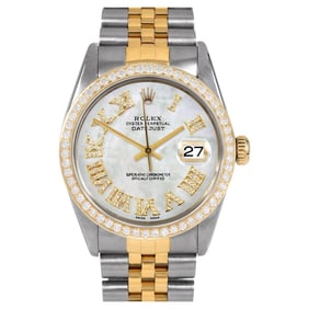 Rolex TT Datejust MOP Roman