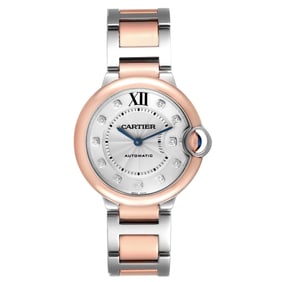 Cartier Ballon Bleu 36mm Steel Rose