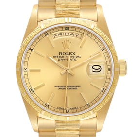 Rolex President Day-Date Yellow Gold Bark