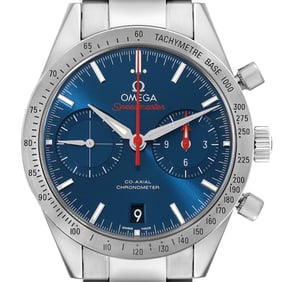 Omega Speedmaster 57 Blue Dial Chronograph