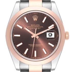 Rolex Datejust 41 Steel Rose Gold
