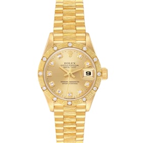 Rolex President Datejust Yellow Gold Diamond