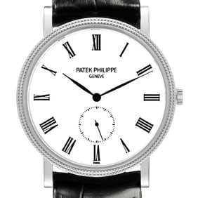 Patek Philippe Calatrava White Gold Roman