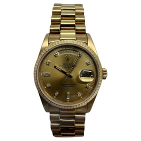 Rolex Daydate Diamond Dial Factory Watch
