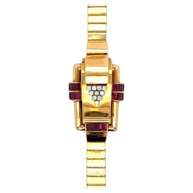 Oscar Heyman Retro Ruby & Diamond
