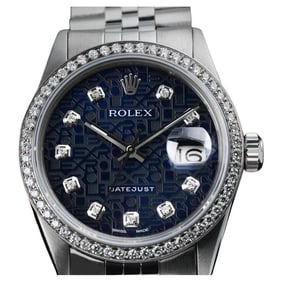 Rolex Datejust Jubilee SS Navy Blue